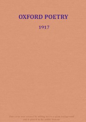 [Gutenberg 50815] • Oxford Poetry, 1917